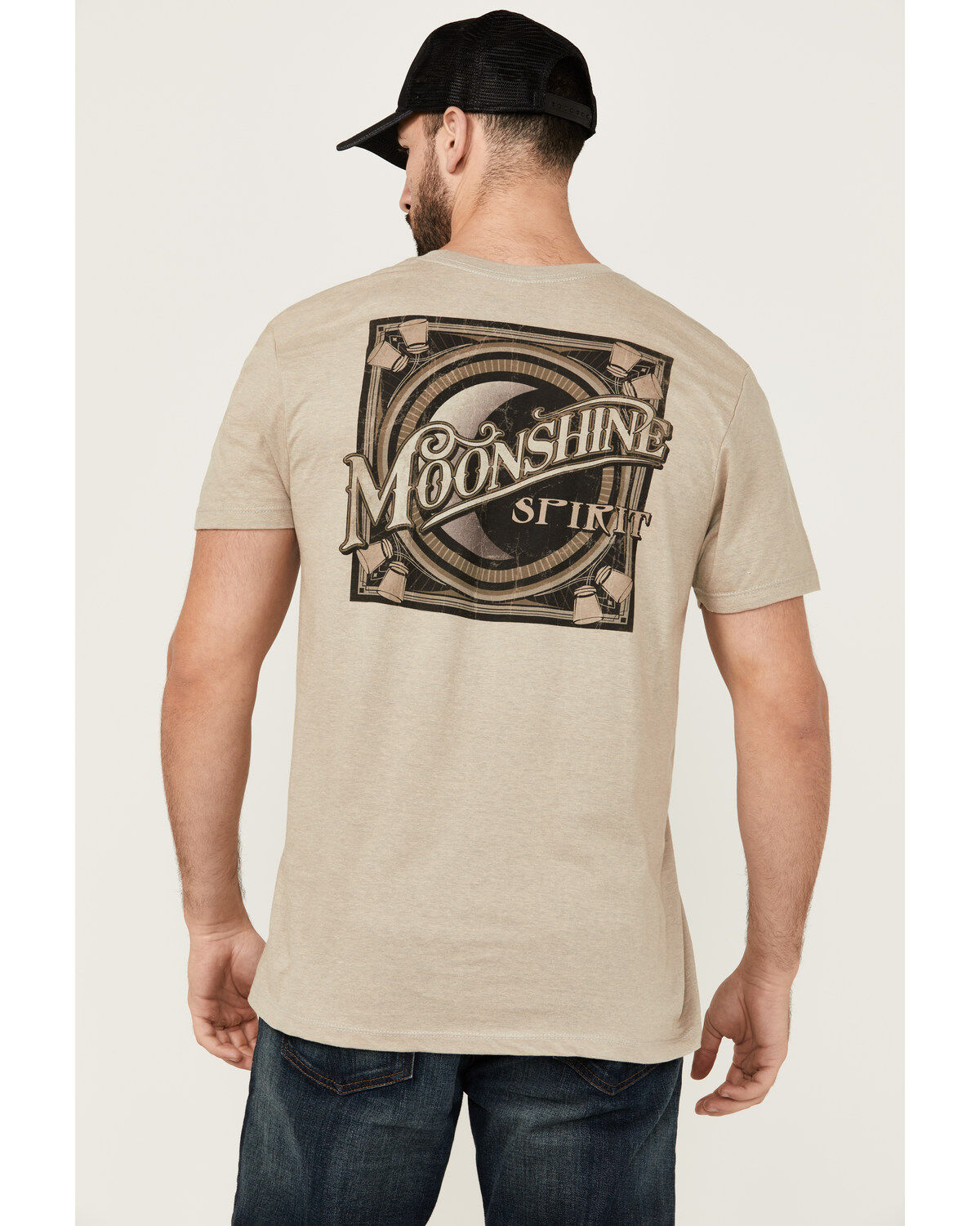 Product Name:  Moonshine Spirit Men's Shots Logo Short Sleeve Graphic T-Shirt