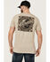 Image #4 - Moonshine Spirit Men's Shots Logo Short Sleeve Graphic T-Shirt, Tan, hi-res