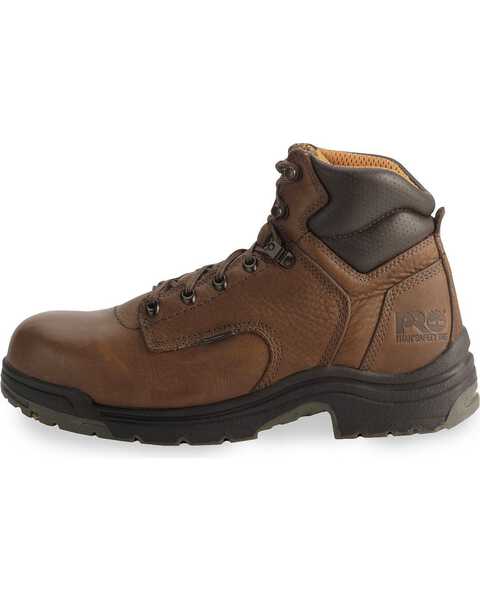 Image #3 - Timberland Pro Men's 6" TiTAN Boots - Composite Toe, Coffee, hi-res