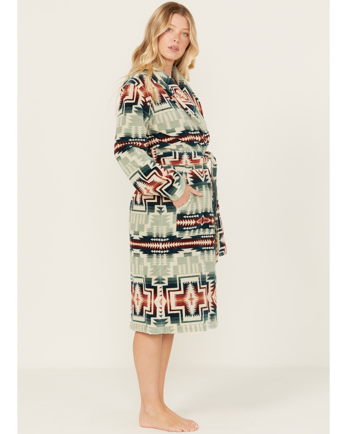 Image #3 - Pendleton Women's Print Robe, , hi-res
