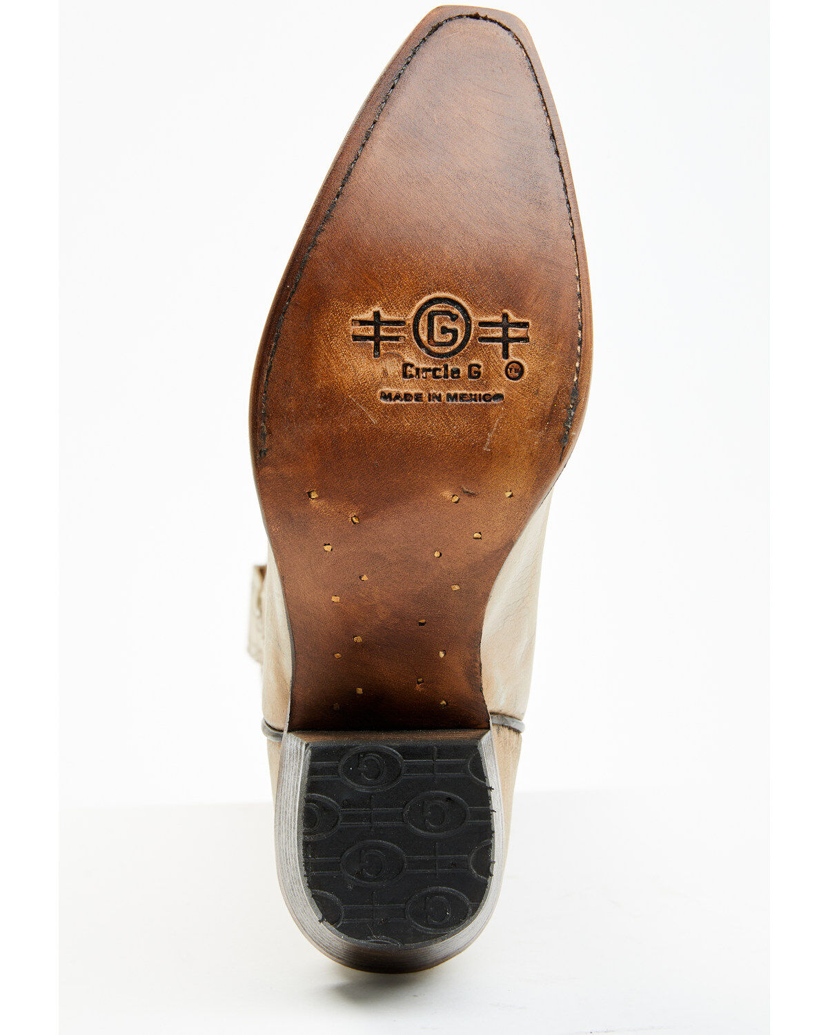 Image #7 - Circle G Women's Tall Western Boots - Snip Toe, Sand, hi-res