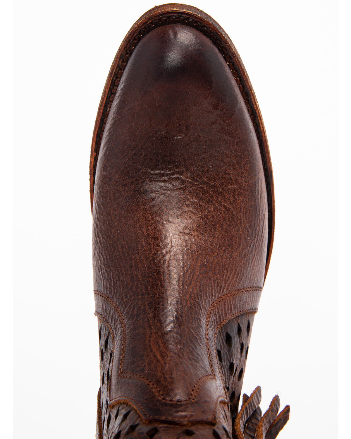 Image #6 - Shyanne Women's Brown Nicki Zipper Booties - Round Toe, , hi-res