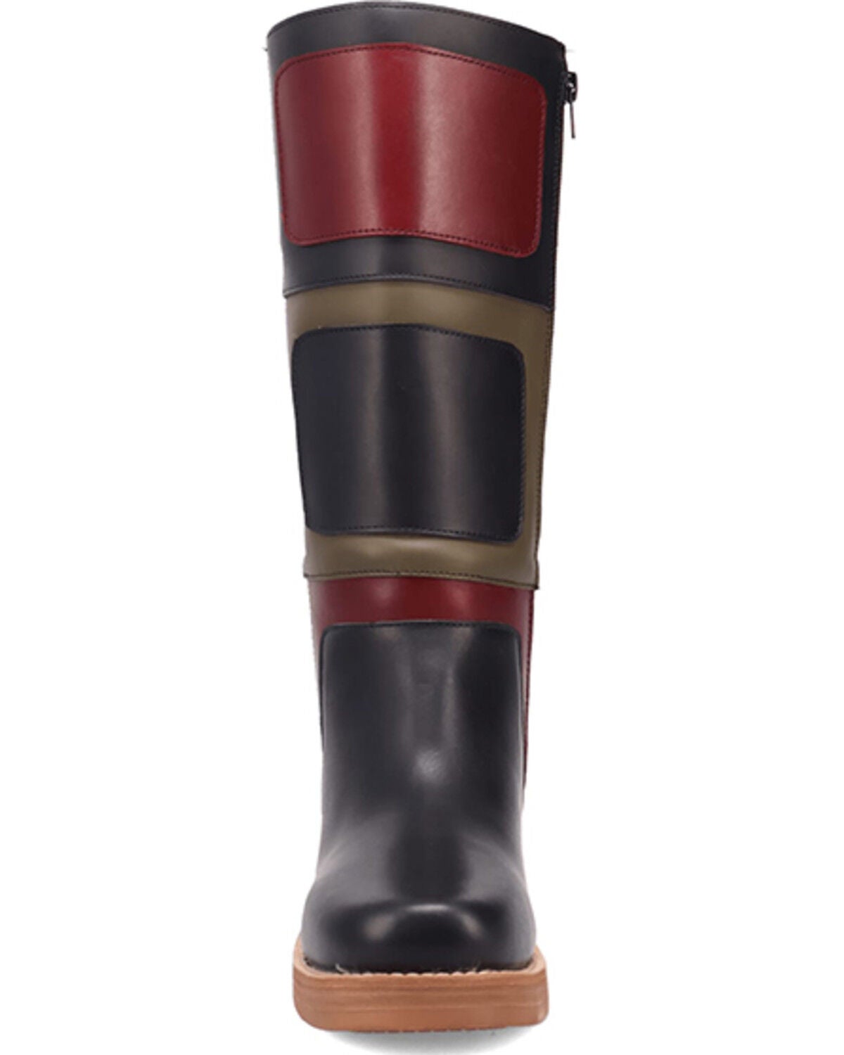 Image #5 - Dingo Women's Multi Patches Fashion Boots - Round Toe, Black, hi-res