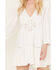 Image #3 - Free People Women's Hudson Mini Dress, White, hi-res