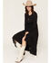 Image #2 - Idyllwind Women's Alison Ruffle Long Sleeve High-Low Dress, Black, hi-res