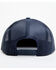 Image #3 - Lazy J Ranchwear Men's Navy Red Ranch Logo Patch Mesh Back Ball Cap, Navy, hi-res