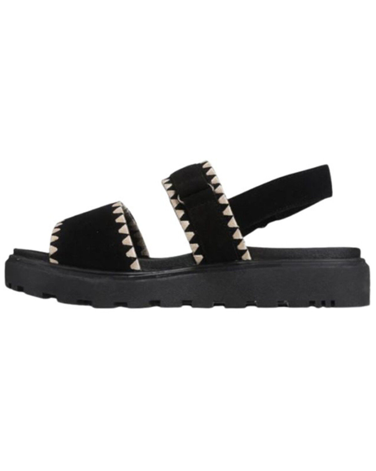 Image #3 - Mykos Women's Ciara Hook & Loop Sandals, Black, hi-res