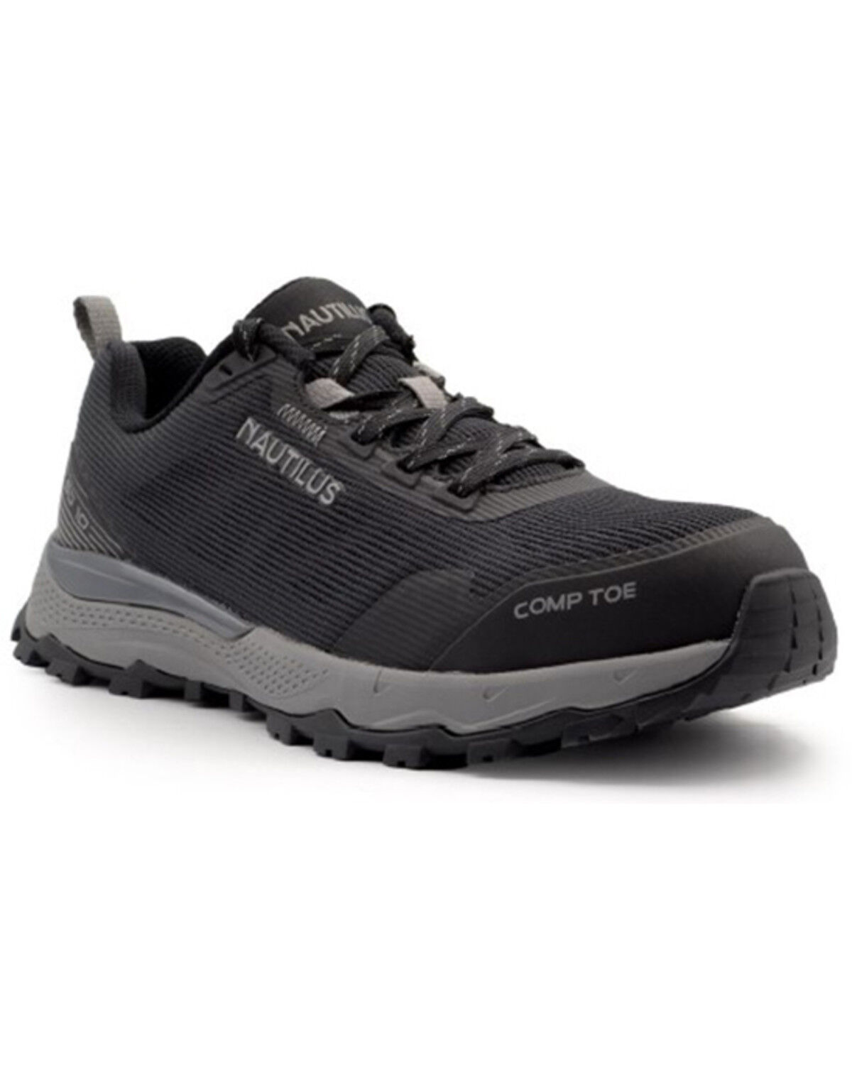 Image #1 - New Balance Women's Nautilus Trillium Work Shoes - Composite Toe, Black, hi-res