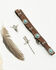 Image #1 - Boot Barn Concho Western Hat Accessory Set, Brown, hi-res