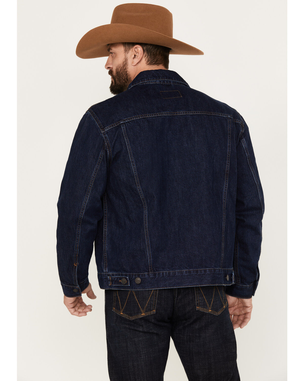 Image #4 - Wrangler Retro Men's Unlined Denim Jacket, Blue, hi-res
