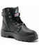 Image #1 - Steel Blue Men's Argyle 6" Zip & Lace-Up Work Boots - Steel Toe, Black, hi-res