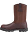 Image #3 - Georgia Men's Homeland Steel Toe Waterproof Work Boots, Brown, hi-res