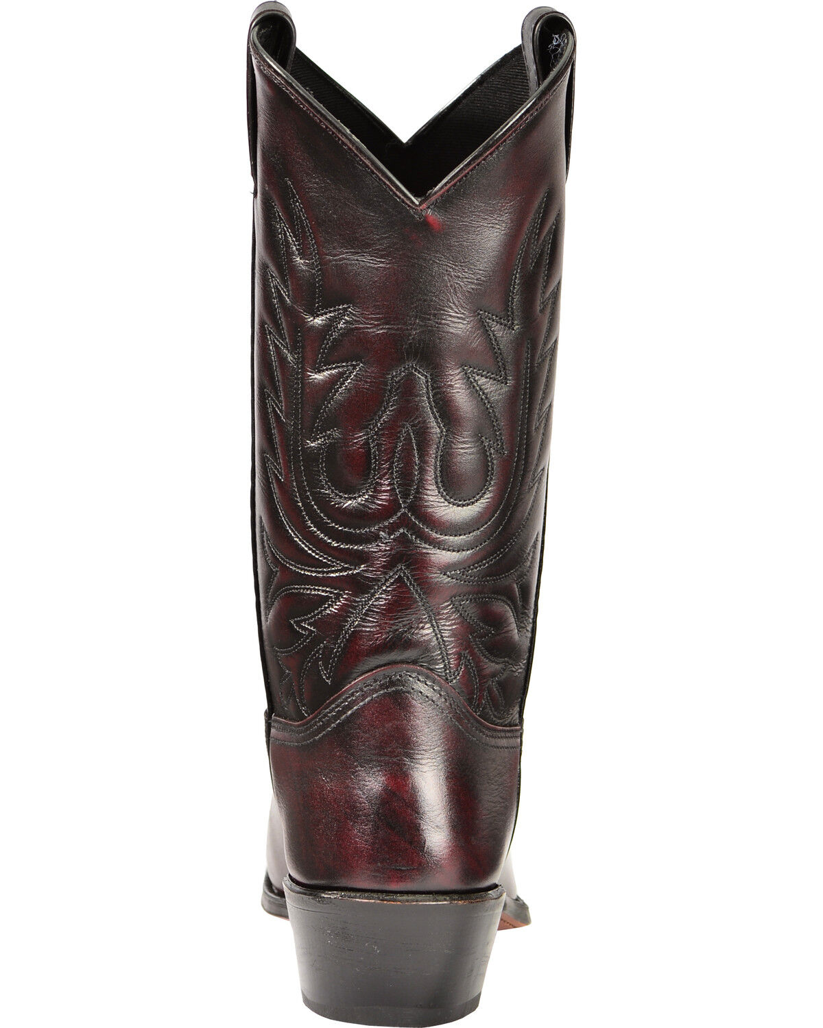 Image #7 - Abilene Men's 12" Western Boots, Black Cherry, hi-res