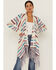 Tasha Polizzi Women's Ines Rissani Serape Fringe Cardigan Sweater, Ivory, hi-res