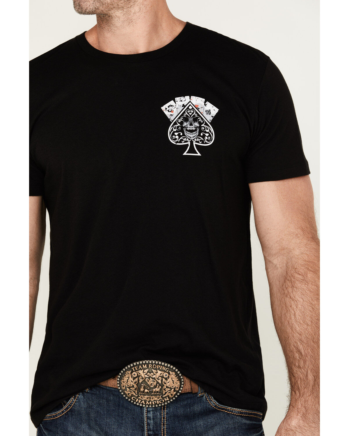 Image #4 - Cody James Men's Four Aces Short Sleeve Graphic T-Shirt, , hi-res