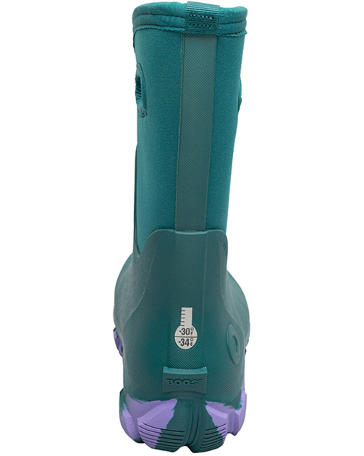 Image #5 - Bogs Girls' Classic Seamless Marble Rubber Boots, Turquoise, hi-res