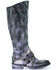Corral Women's Black Harness Western Boots - Round Toe, Black, hi-res