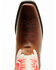 Image #6 - Laredo Women's Feather Love Western Boots - Square Toe, White, hi-res