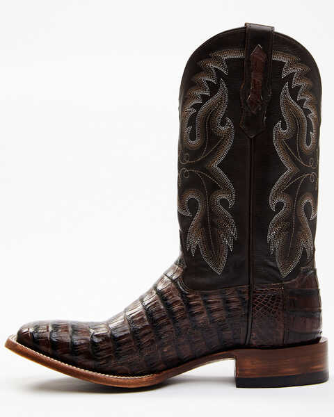 Image #3 - Cody James Men's Exotic Caiman Tail Skin Western Boots - Broad Square Toe, Black, hi-res