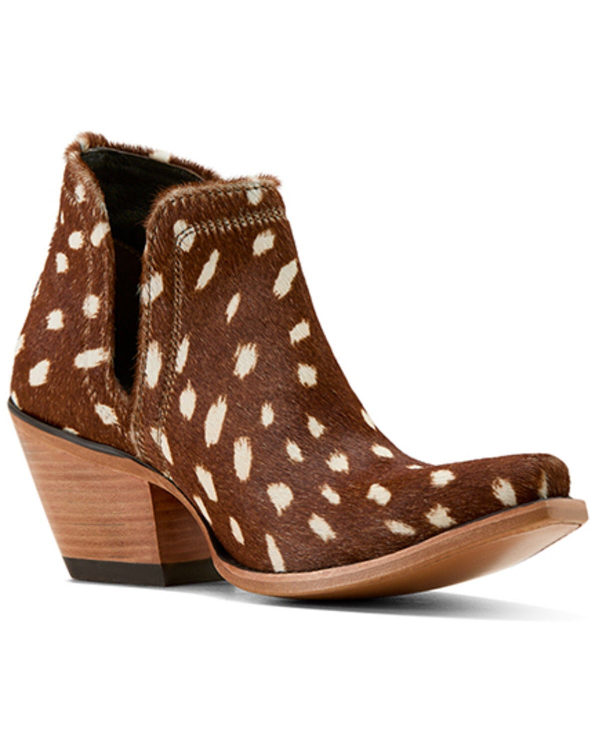 Ariat Women's Dixon Western Booties - Snip Toe, Brown, hi-res