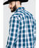 Image #2 - Moonshine Spirit Men's Azul Med Plaid Long Sleeve Western Shirt , , hi-res