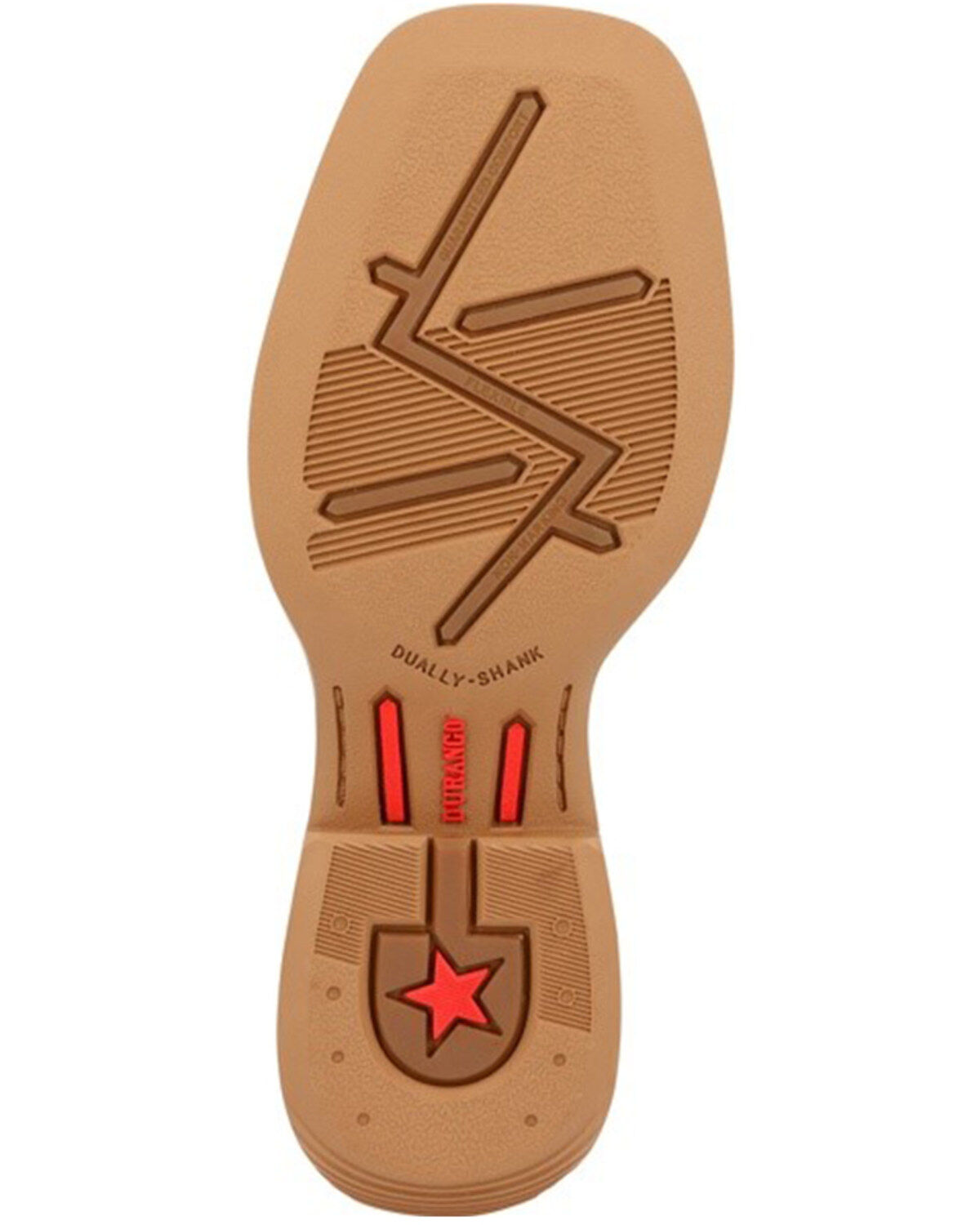 Image #7 - Durango Boys' Lil' Rebel Pro Western Boots - Broad Square Toe, Chestnut, hi-res