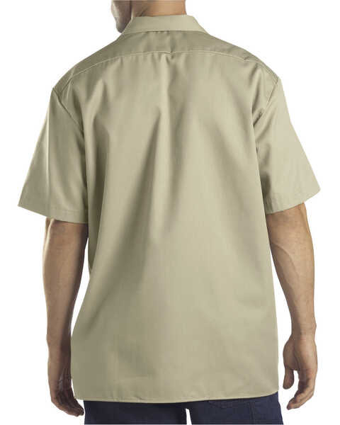 Image #2 - Dickies Men's Short Sleeve Work Shirt, Desert, hi-res