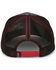 Image #2 - Justin Men's Gray Camo & Red Embroidered Logo Mesh-Back Ball Cap, Grey, hi-res