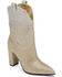 Image #1 - DanielXDiamond Women's Johnny Guitar Western Boots - Snip Toe, Gold, hi-res