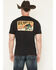 Image #4 - Red Dirt Hat Men's Bass Lighting Short Sleeve Graphic T-Shirt, Charcoal, hi-res
