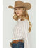 Image #3 - Wrangler Retro Women's Boot Barn Exclusive Striped Long Sleeve Pearl Snap Flannel Shirt, Multi, hi-res