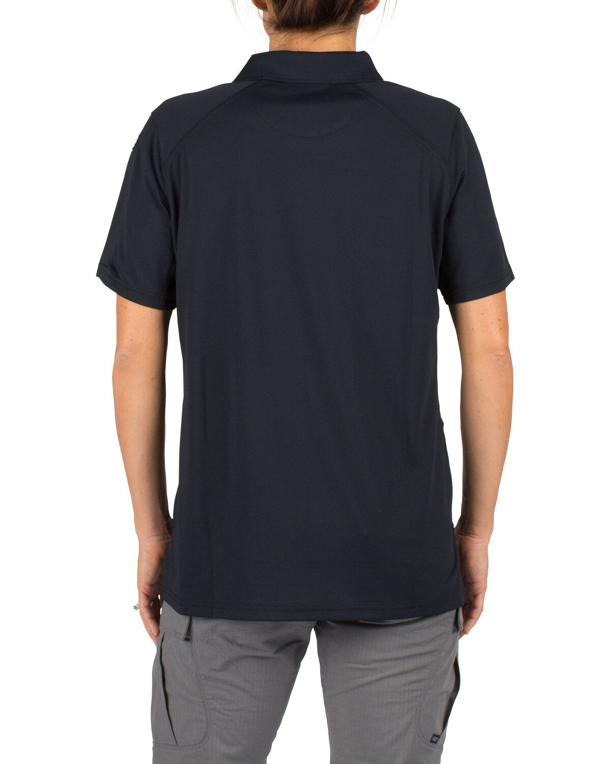 Image #2 - 5.11 Tactical Womens Helios Short Sleeve Polo, Navy, hi-res