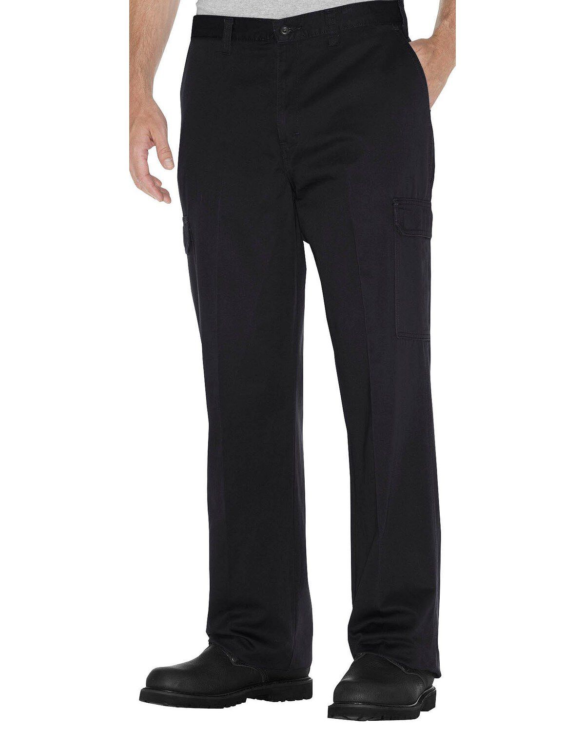 Dickies Cargo Work Pants, Black, hi-res