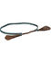 Image #1 - Cody James Men's Braided Horsehair & Tassel Hat Band, Chocolate/turquoise, hi-res