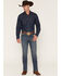 Image #1 - Wrangler Retro Men's 88MWZ Whiskey Dark Wash Slim Straight Stretch Denim Jeans, Dark Wash, hi-res