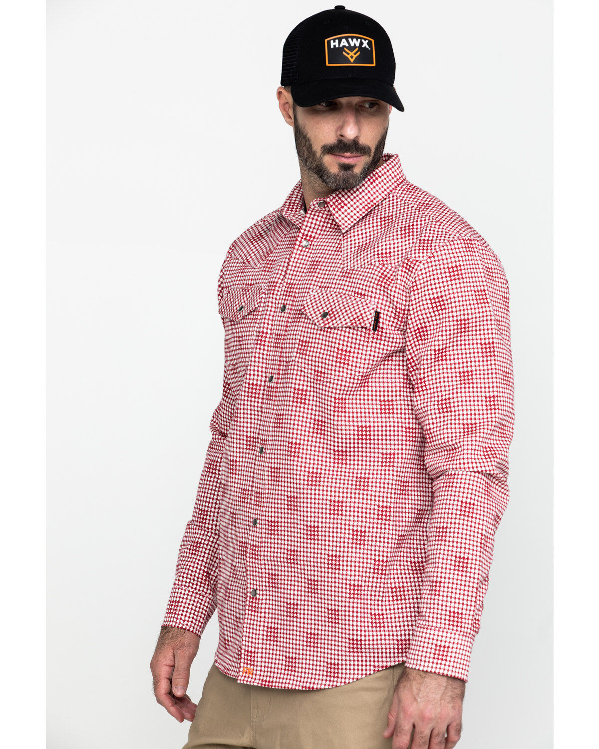 Image #3 - Cody James Men's FR Geo Print Long Sleeve Work Shirt - Tall, , hi-res