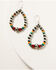 Image #1 - Paige Wallace Women's Navajo Pearl Loop Earring, Multi, hi-res