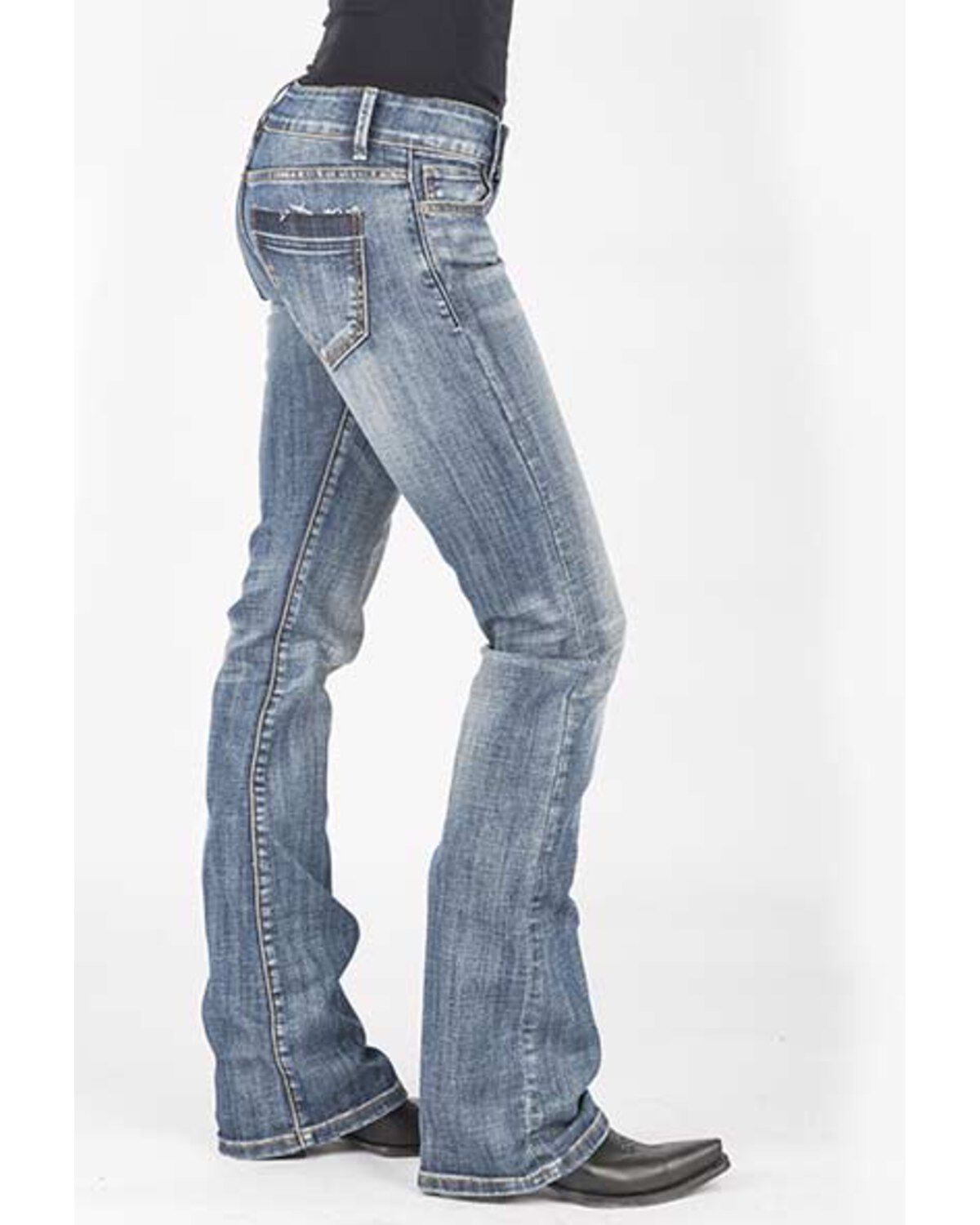 Image #3 - Stetson Women's 818 Contemporary Medium Bootcut Jeans, , hi-res