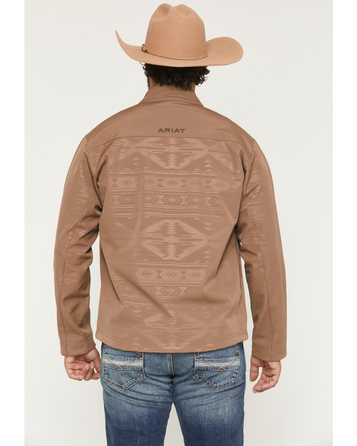 Ariat Men's Vernon Tonal Southwestern Concealed Carry Softshell Jacket