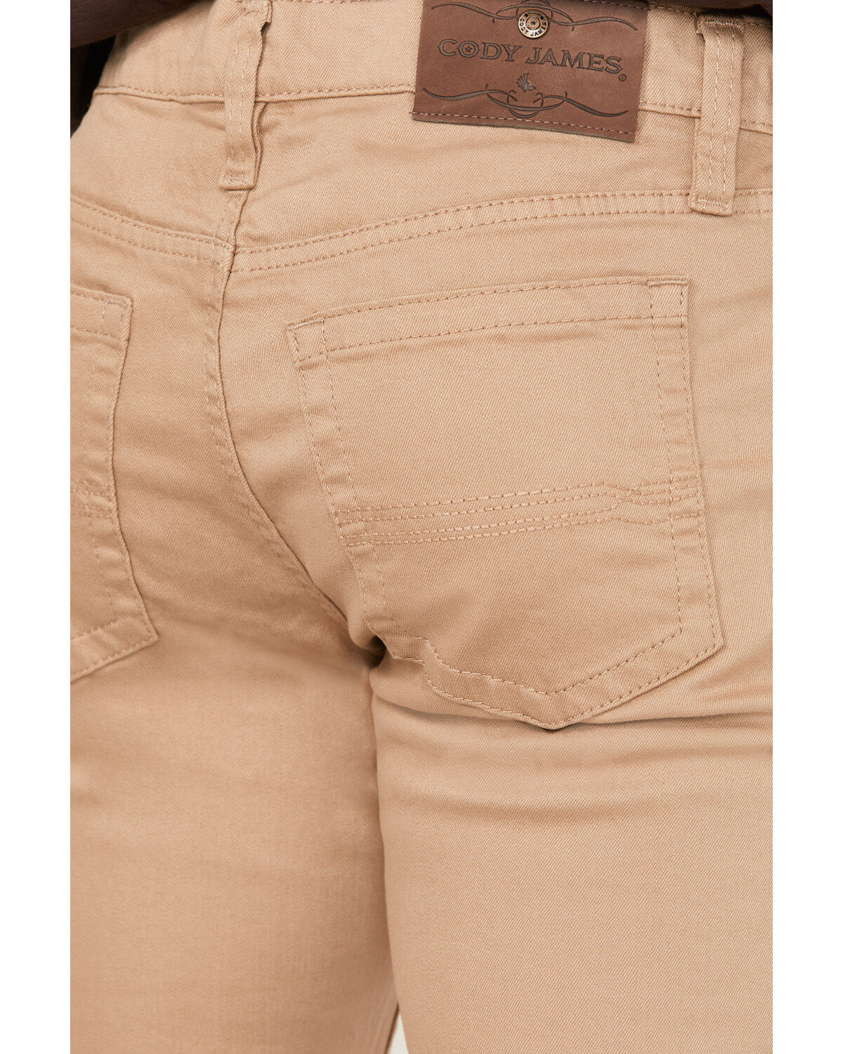 Image #4 - Cody James Men's Dalton Wash Jackson Slim Straight Stretch Denim Jeans, Tan, hi-res