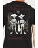 Image #4 - Ariat Men's Grateful Muertos Short Sleeve Graphic T-Shirt, Black, hi-res