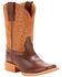 Image #1 - Ariat Girls' Brumby Fudgesickle Tumblin Western Boots - Broad Square Toe, , hi-res