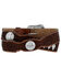 Tony Lama Men's Tooled Stillwater Creek Western Belt, Tan, hi-res