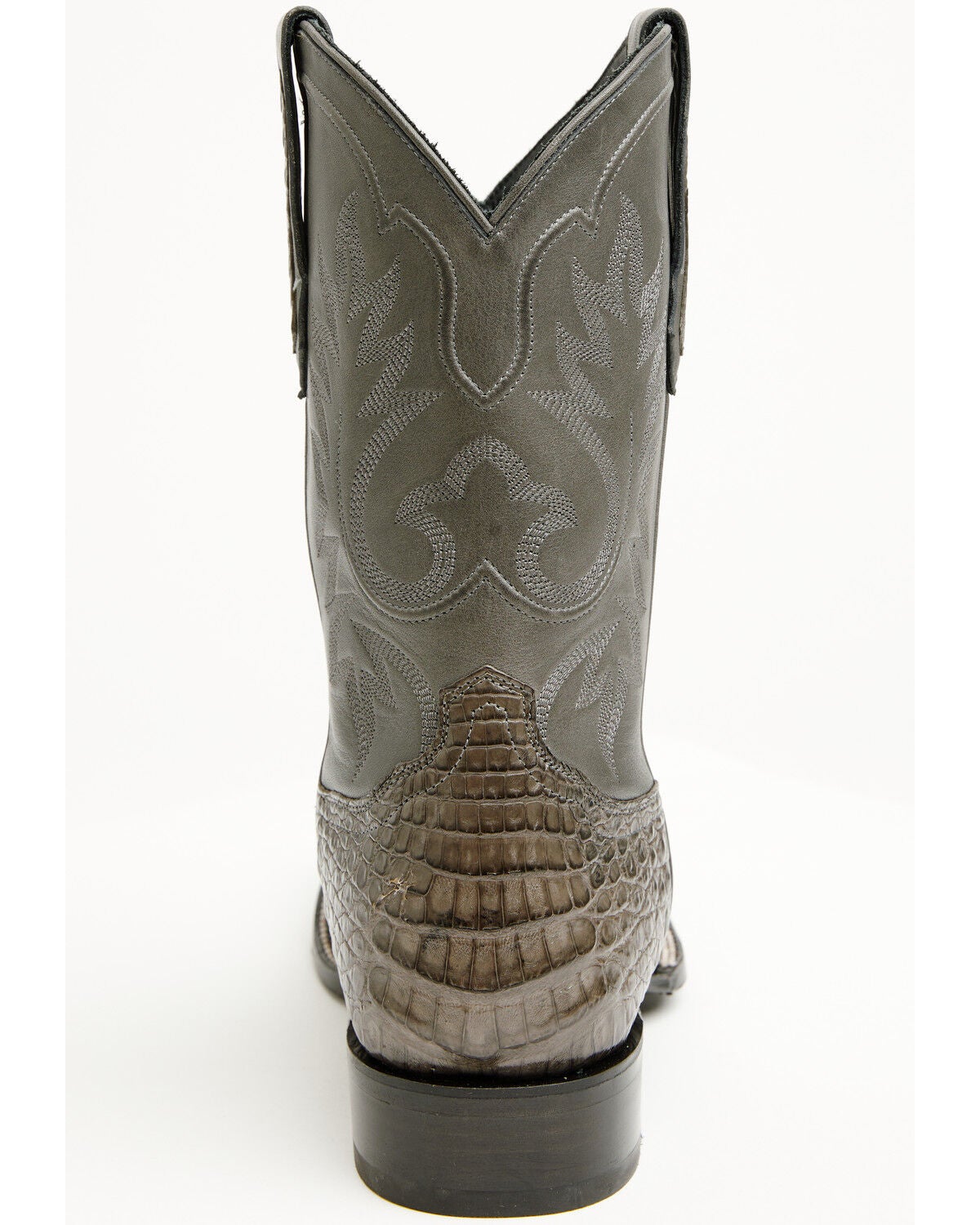 Image #5 - Cody James Black 1978&reg; Men's The Hayward Exotic Caiman Belly Western Boots - Broad Square Toe, Grey, hi-res