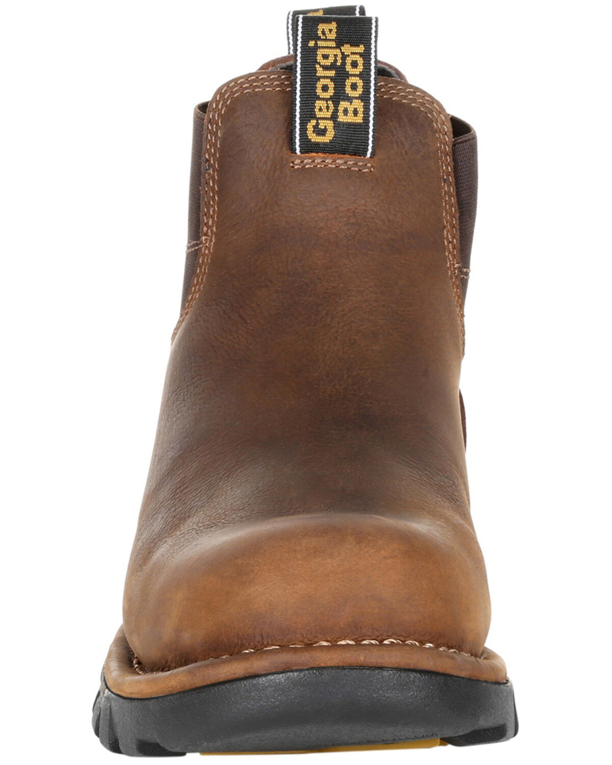 Image #5 - Georgia Boot Men's Eagle One Waterproof Chelsea Work Boots - Soft Toe, Brown, hi-res