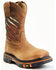 Cody James Men's 11" Decimator Western Work Boots - Nano Composite Toe, Brown, hi-res