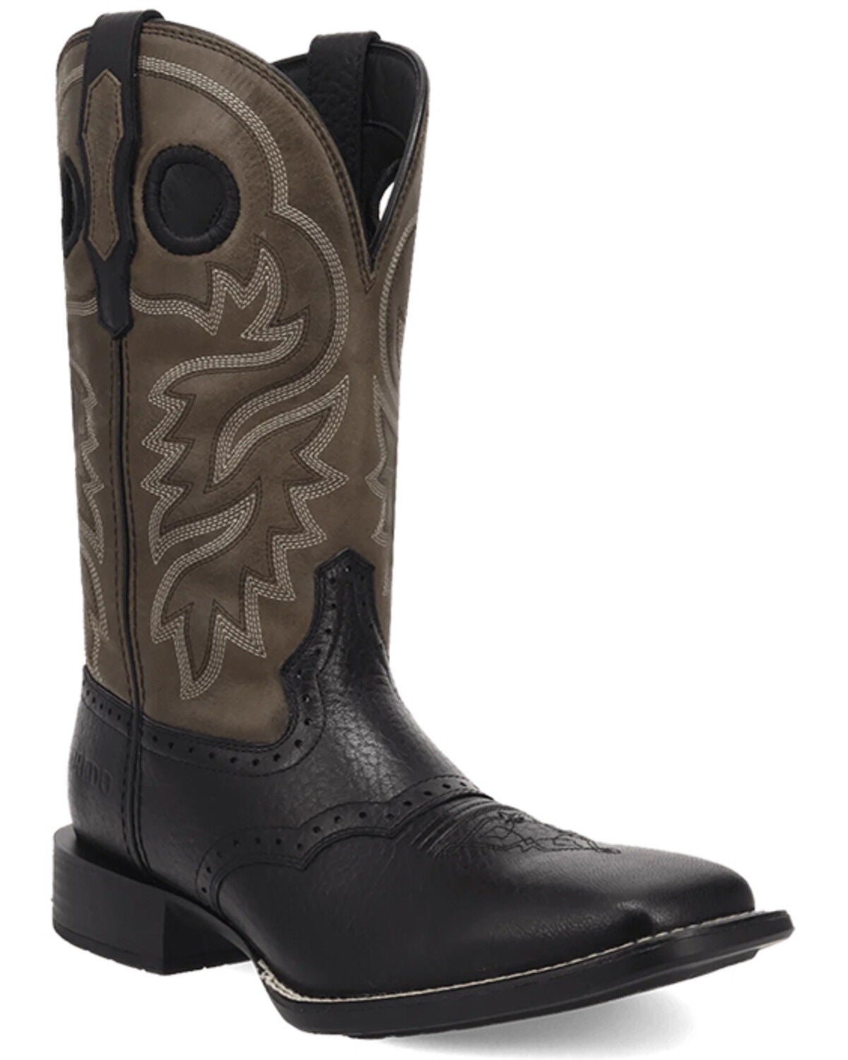 Laredo Men's Burnham Performance Western Boots - Broad Square Toe, Black, hi-res