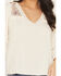 Image #3 - Eyeshadow Women's Long Sleeve Embroidered Peasant Top, Ivory, hi-res