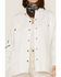 Revel Women's Happy Face Snap Shacket, White, hi-res