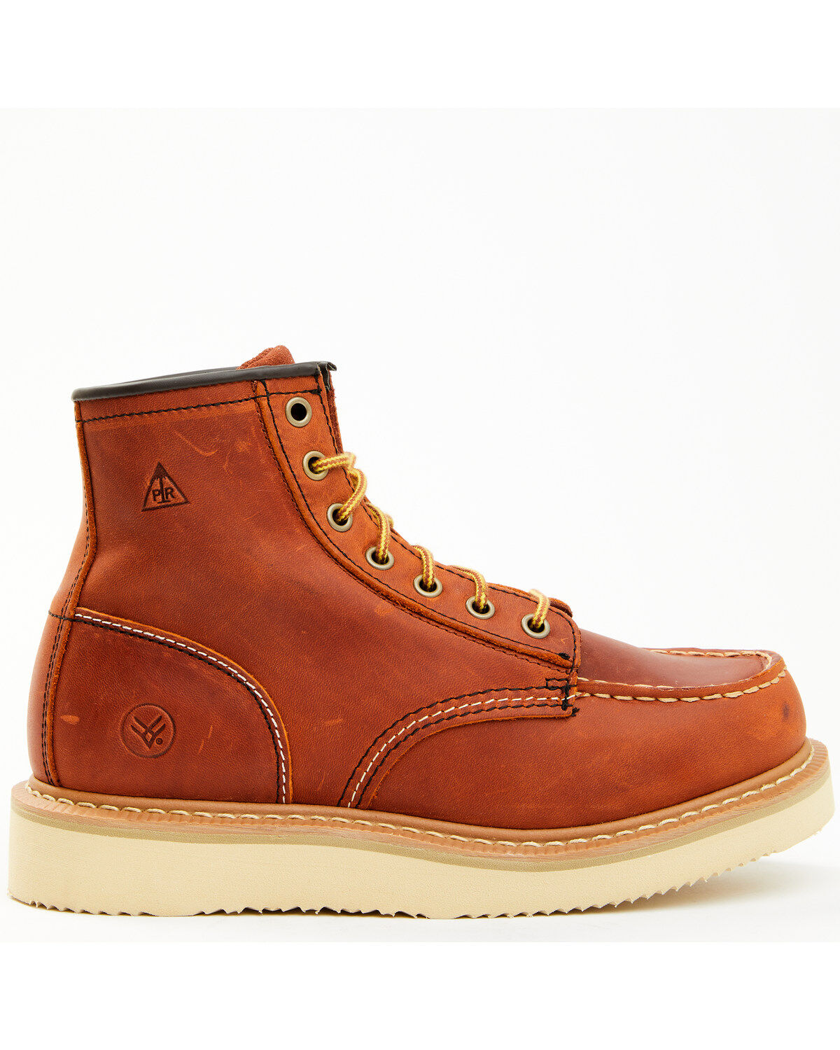 Image #2 - Hawx Women's Gradient Lace-Up Work Boots - Soft Toe, Brown, hi-res